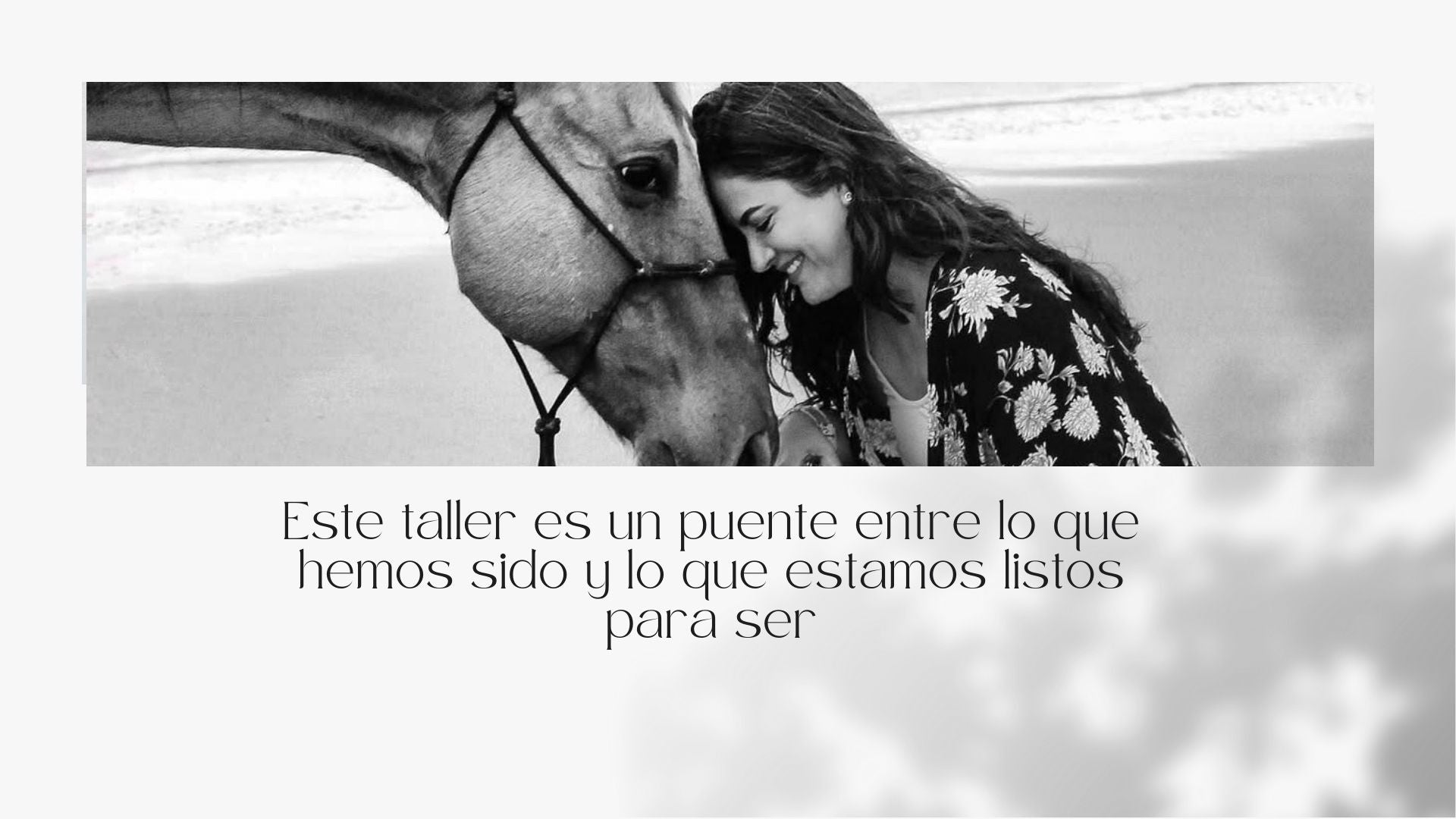 Taller con caballos: LIBERAR PARA RENACER